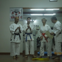 21 dicembre 2015 Giardini Naxos - dojo Reimeikan consegna diplomi e festa di fine ANNO