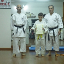 21 dicembre 2015 Giardini Naxos - dojo Reimeikan consegna diplomi e festa di fine ANNO