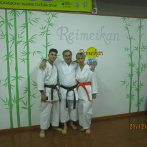 21 dicembre 2015 Giardini Naxos - dojo Reimeikan consegna diplomi e festa di fine ANNO