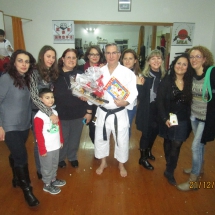 21 dicembre 2015 Giardini Naxos - dojo Reimeikan consegna diplomi e festa di fine ANNO
