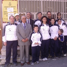 30 Marzo 2008 Messina: CorrItalia Reimeikan AICS il Responsabile allo Sport Sicilia Nicola Laima e Lillo Margareci Presidente Provinciale Messina